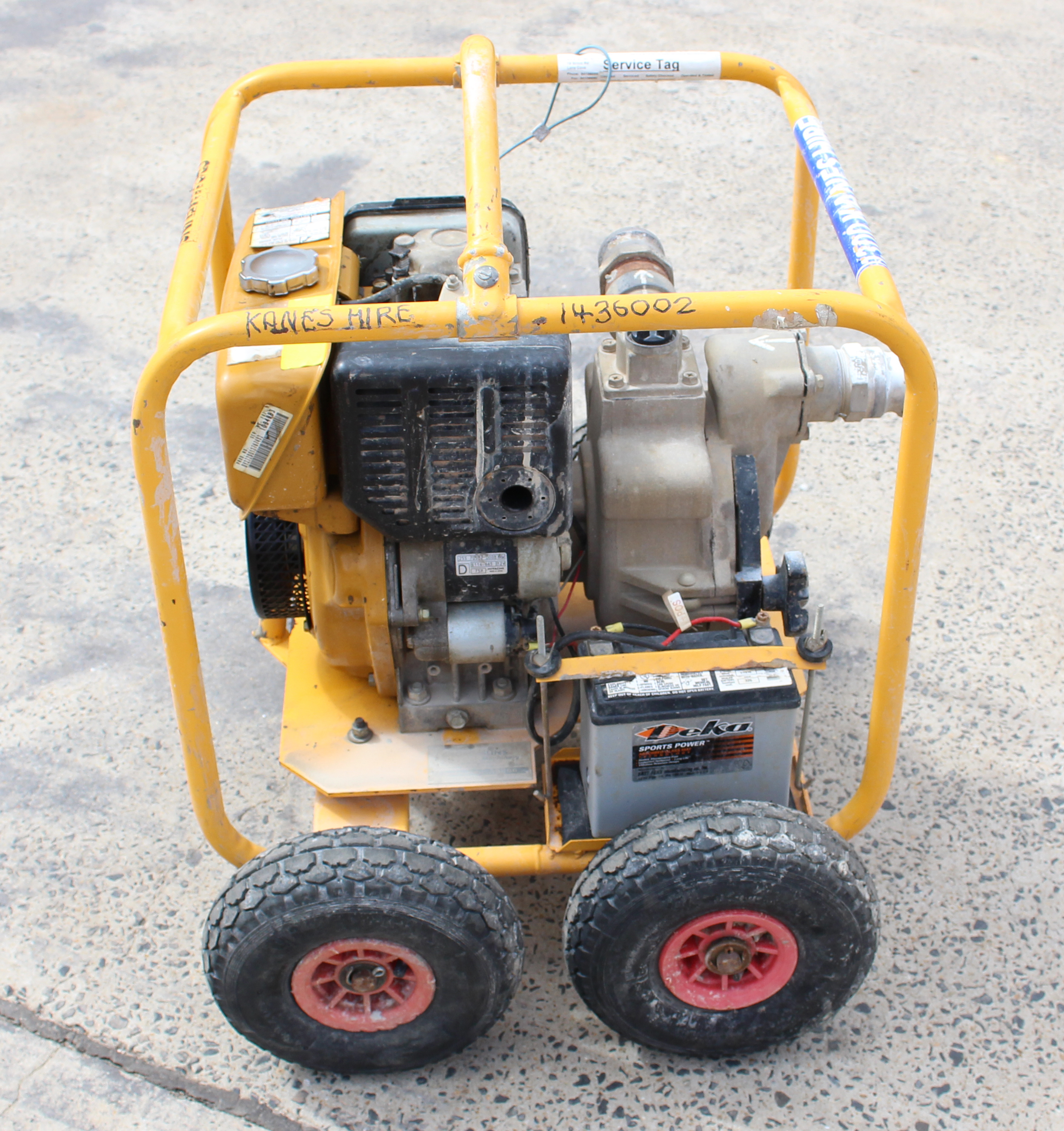 TRASH PUMP 2" DIESEL ELECTRIC START